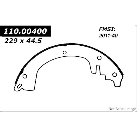 Centric Parts PREMIUM BRAKE SHOES 111.004